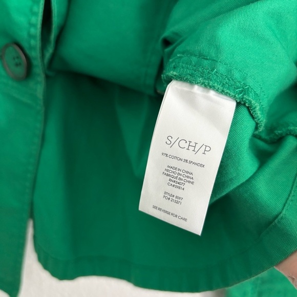 CAbi Women's Green Verde Jacket Style 5097 Size Small - Picture 3 of 5